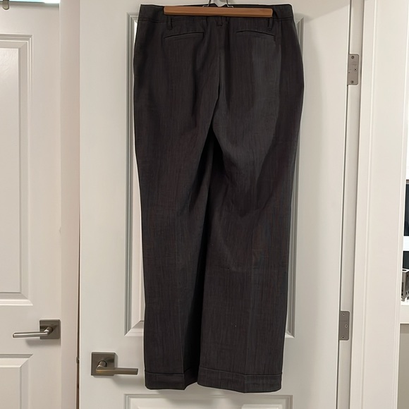 REITMANS dark grey wide leg cuffed dress pants - Picture 4 of 6